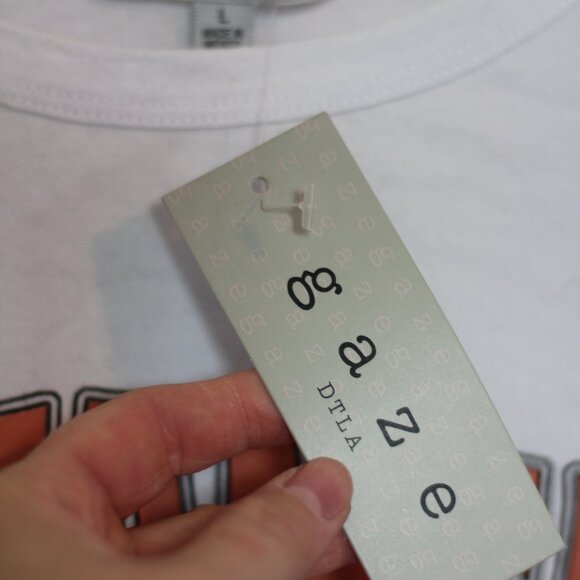 NWT gaze DTLA Dreamer Sun & Stars Graphic Tee Women's Large - Picture 5 of 6